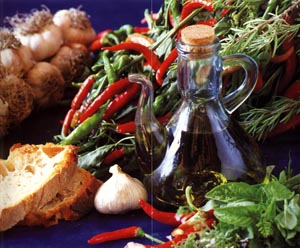 Alcuni prodotti della terra calabrese.